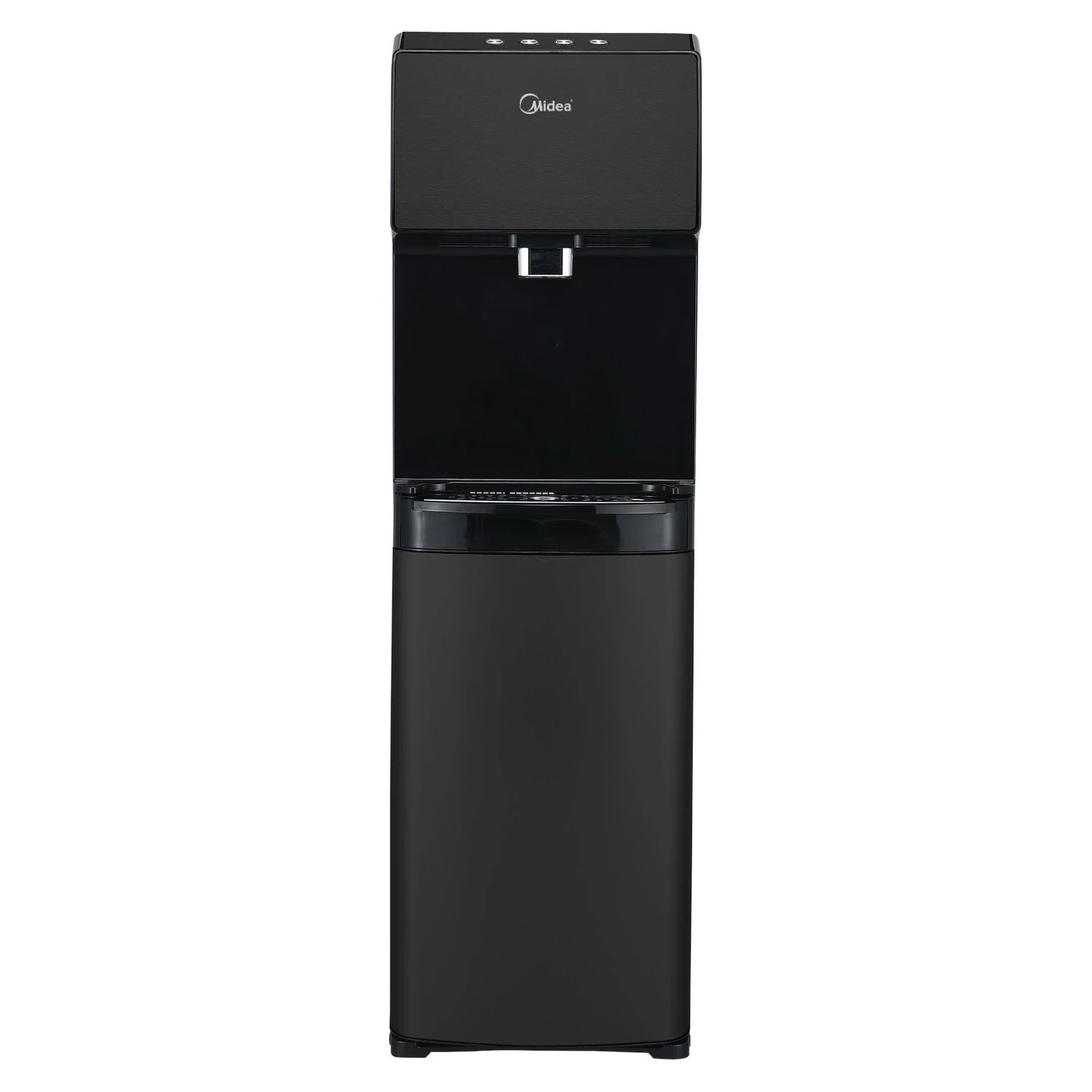 Midea JS1844S BLACK — czarna obudowa wolnostojąca, widok z przodu