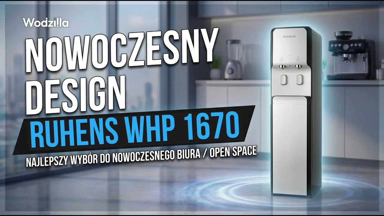 Miniatura wideo: Ruhens WHP 1670 – Wolnostojący dystrybutor wody do biura | Wodzilla